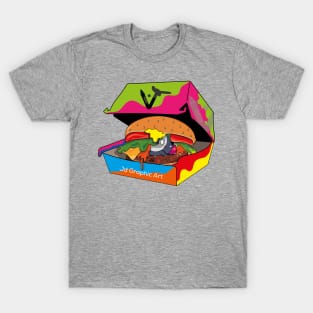 Burger-Shark T-Shirt